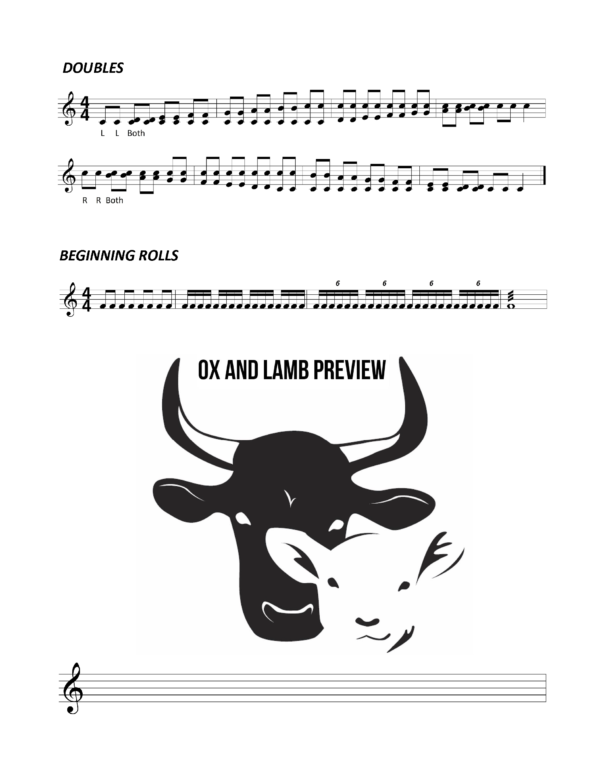 Level 1 Percussion Primer Ox and Lamb Percussion Publications