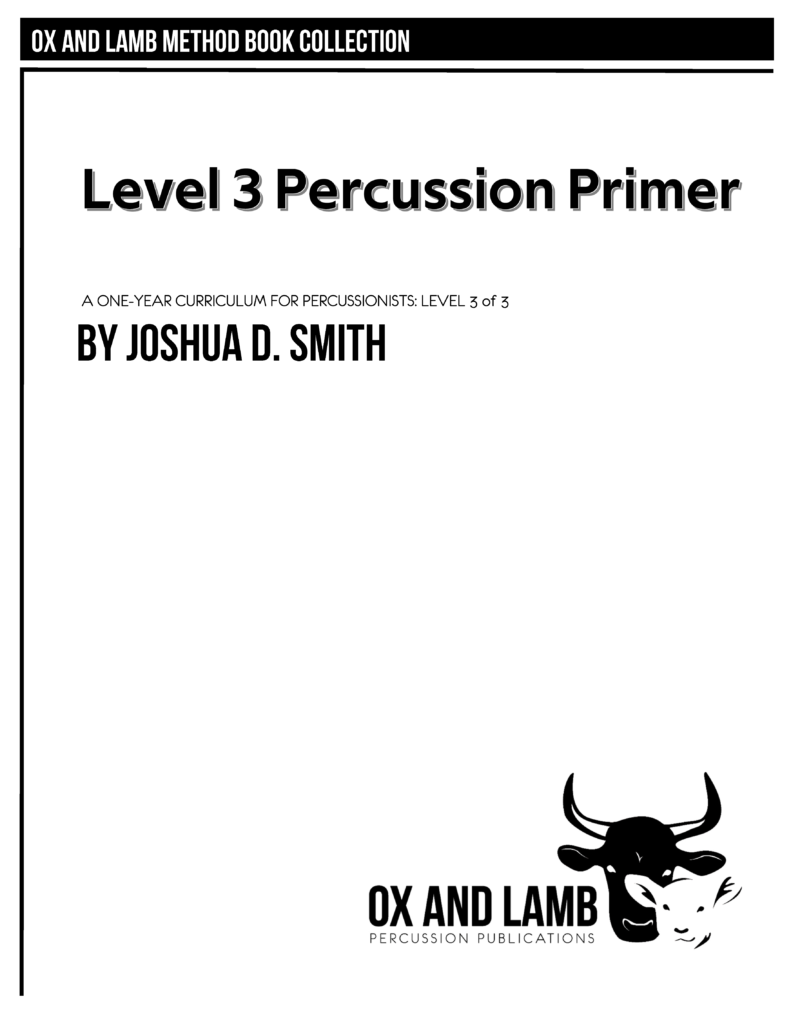 Level 3 Percussion Primer Ox and Lamb Percussion Publications